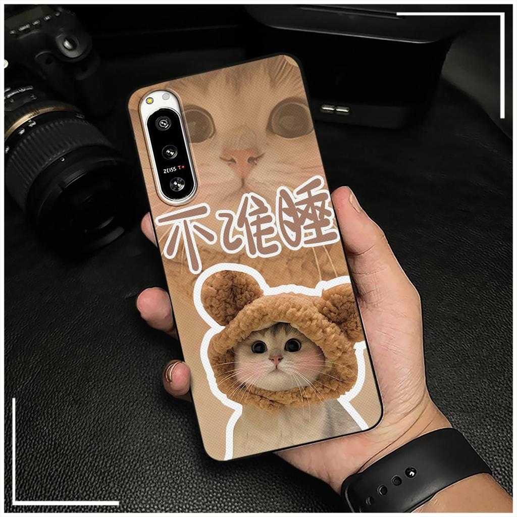 Graffiti Dirt-resistant Phone Case For Sony Xperia5 IV Anti-dust Phone Pouch Protective Full Wrap Durable Back Cover TPU