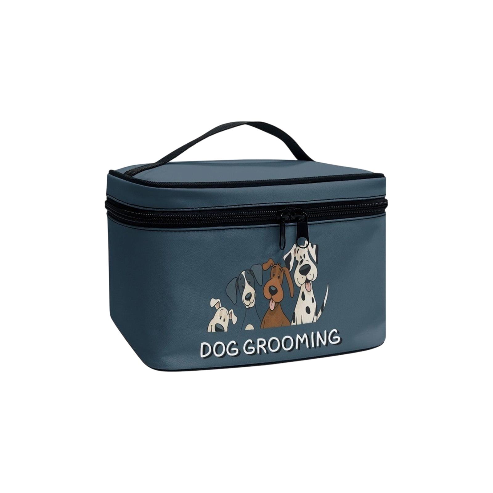 

Portable Pet Storage Bag Dog Grooming Supplies Organizer with Printed Design Durable Lightweight Foldable Storage Box for Pets One Size