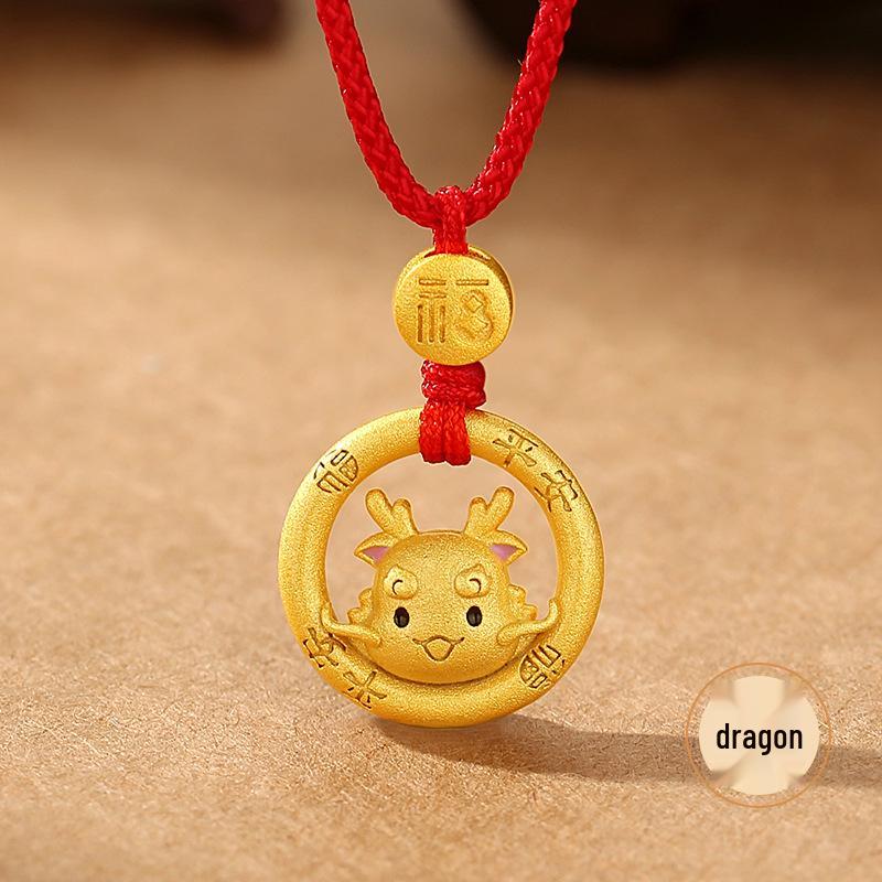 Teqia S925 Sterling Silver Horse Necklace: Chinese Zodiac Year of the Horse Red Rope Ornament for Women S925 Sterling Silver