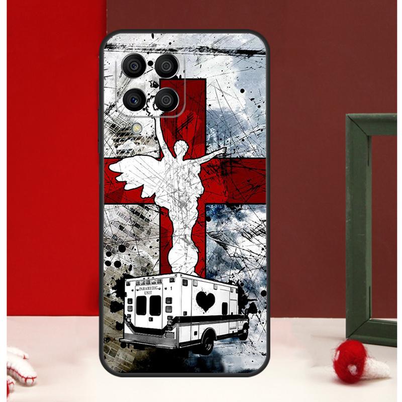 

EMT EMS Ambulance Case For Samsung Galaxy M56 M36 M16 M31 M21 M13 M33 M53 M15 M35 M55 M12 M32 M52 M14 M34 M54 For Samsung M11