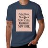 New York New York Tshirt Breathable Mesh Panel Tshirt