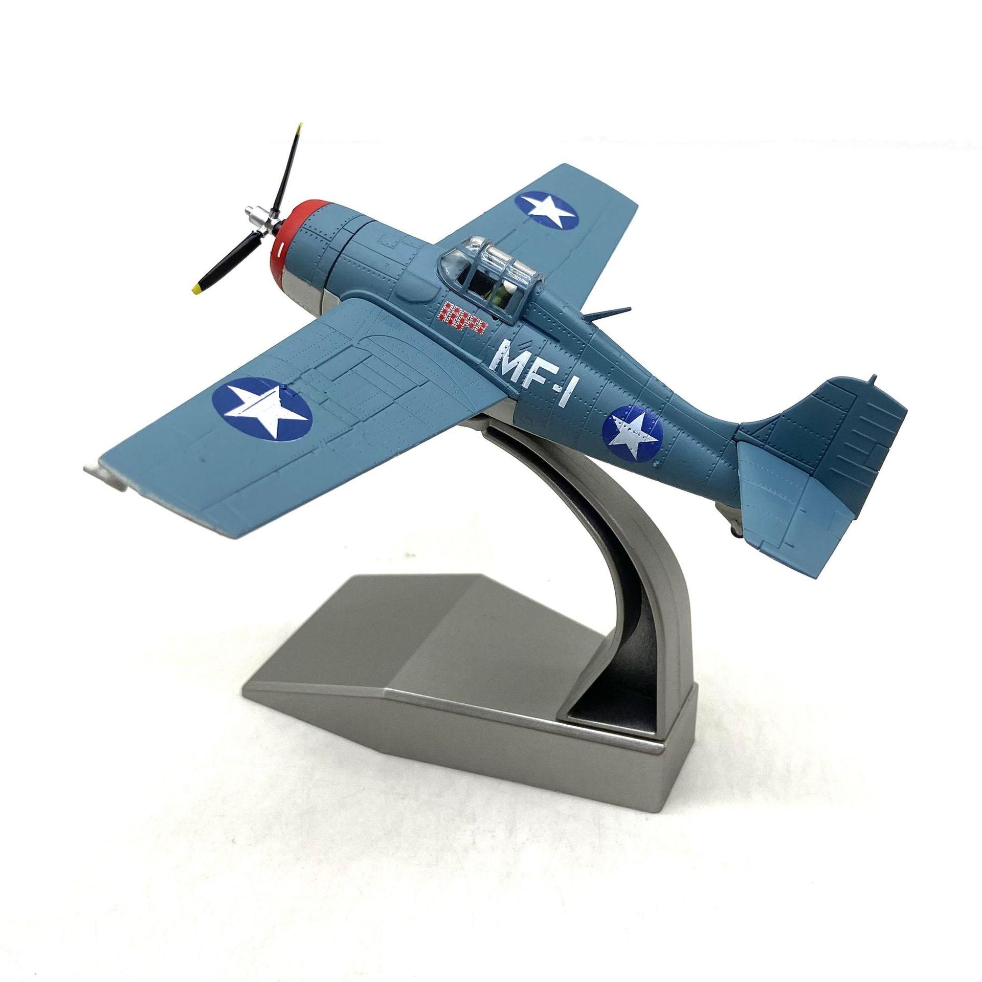 1/72 Scale for F4F Wildcat Fighter Diecast Metal Plane Aircraft Grumman Collectible Aircraft Collected Gift By Aviation