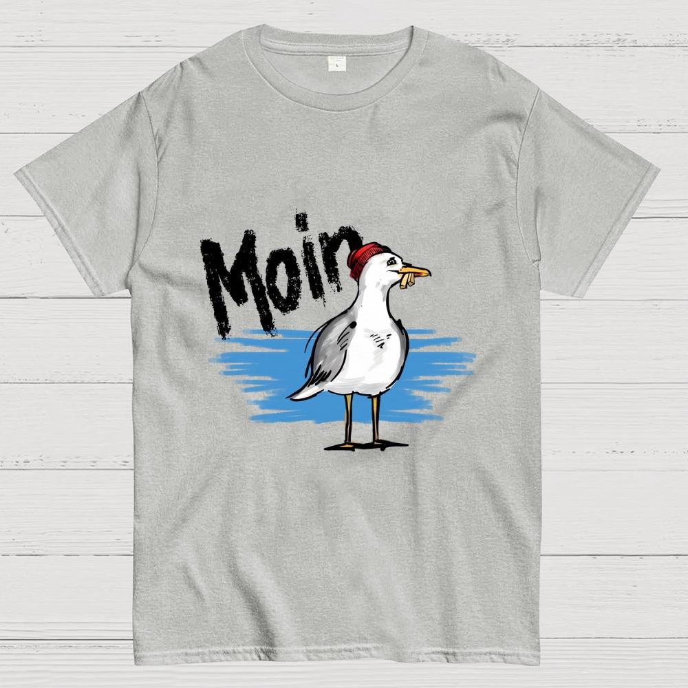 Moin Unisex 100% Cotton Summer Casual Cool Loose T-Shirt