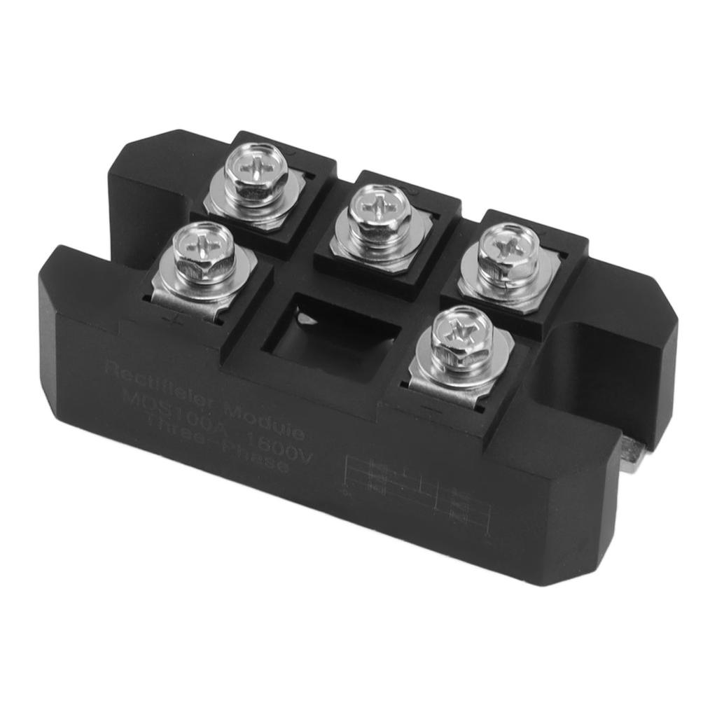 Bridge Rectifier 3 Phase Diode 5 Terminal 100A 1600V Rectifier Module MDS100A for Charging