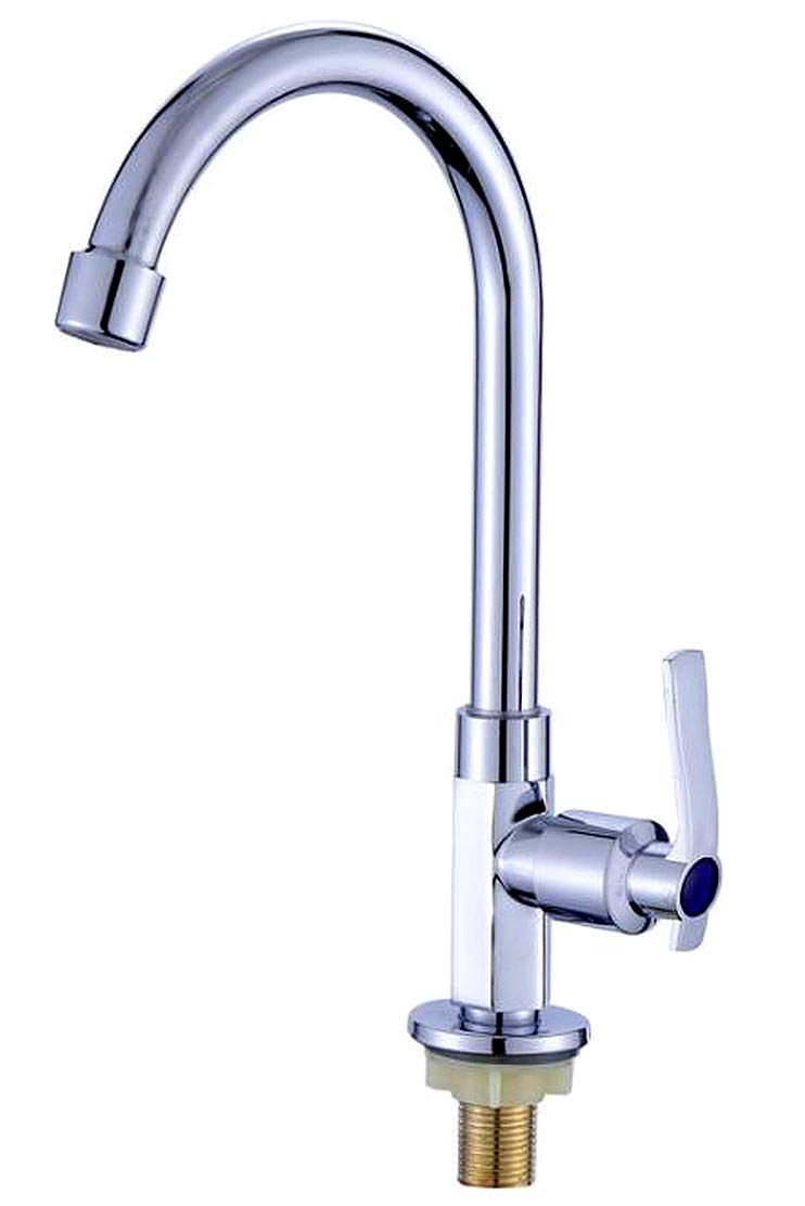 

Life System Single Lever Rotating Gooseneck Swan Neck ST47 Kitchen/Bathroom Faucet, 360° Faucet,