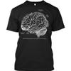 Anatomie des Gehirns Vintage Herren Damen T-Shirt