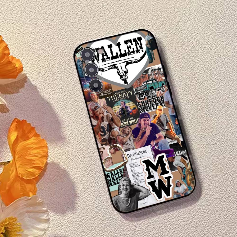 

Morgan W-Wallen Singer Phone Case For Samsung Galaxy A73,A72,A71,A70,A53,A52,A51,Others Soft Black Cover Samsung a22 4g