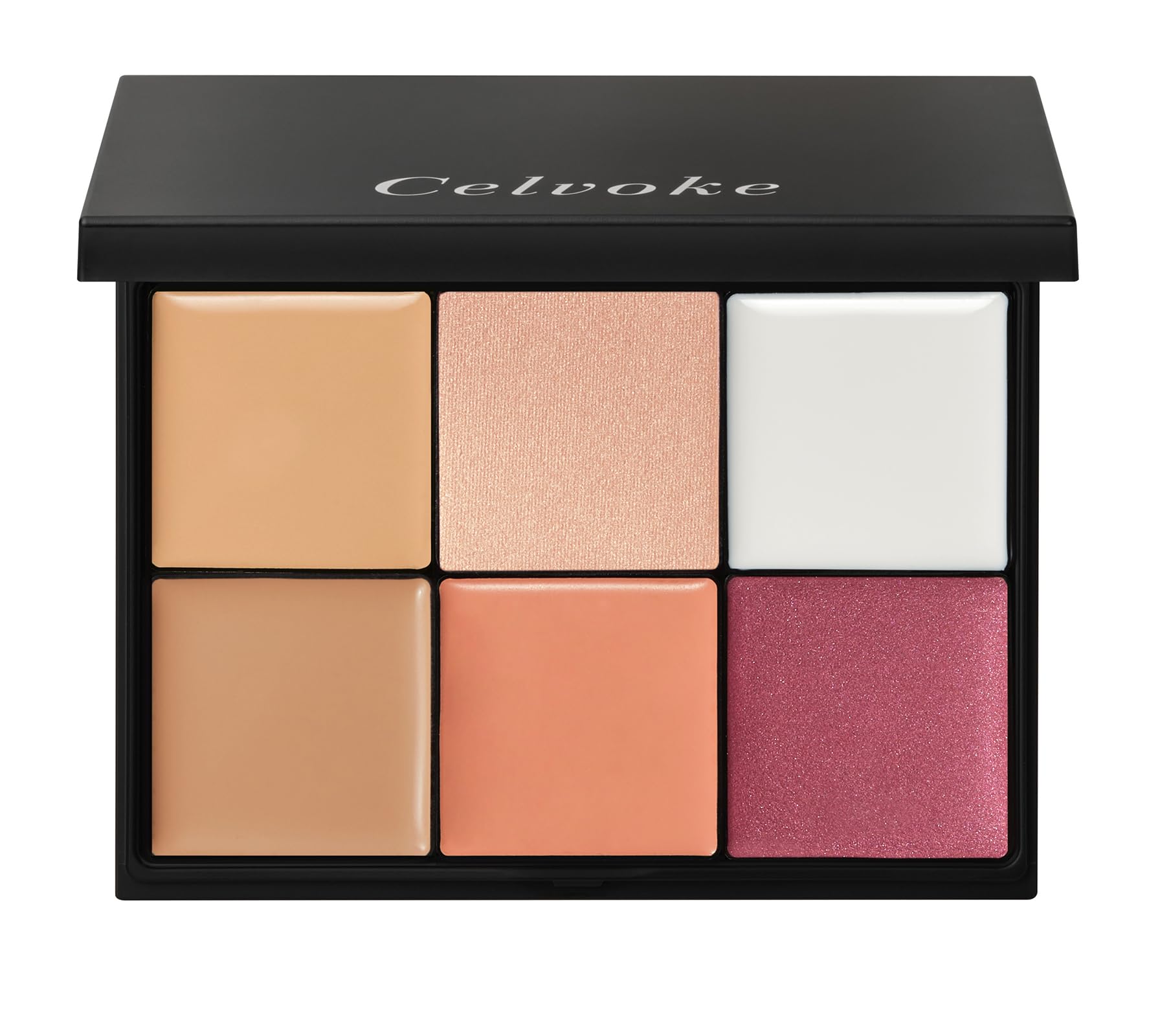 

Celvoke Seamless Face Palette 02 Medium to slightly dark Concealer palette Concealer for dark dark acne uneven skin and pores spots, circles, scars,
