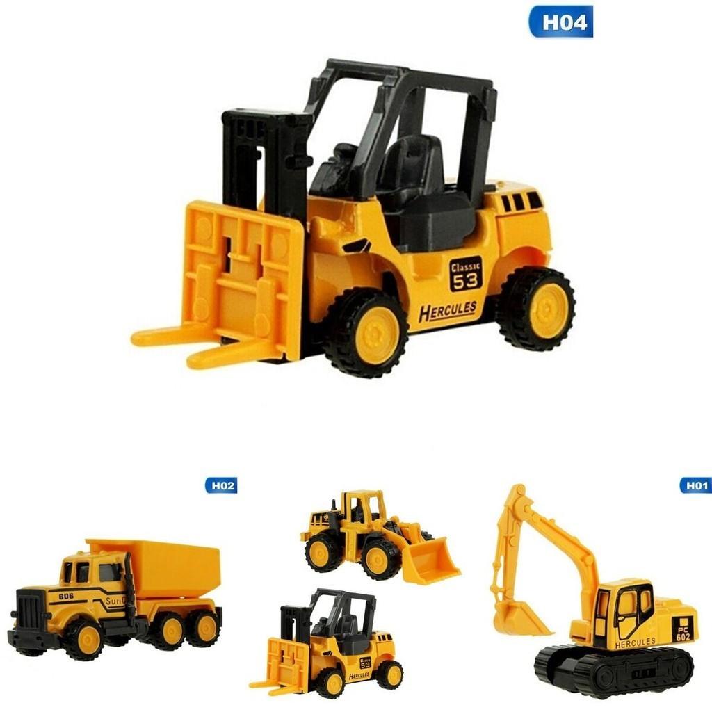 High-simulation Alloy Construction Truck Model Toy Mini Digger For Kids Fun