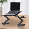 Tragbarer verstellbarer Laptop-Schreibtischständer Kühler Ergonomischer Schoßschreibtisch Für Bett Sofa PC Notebook Tisch Schreibtisch Mit Mauspads