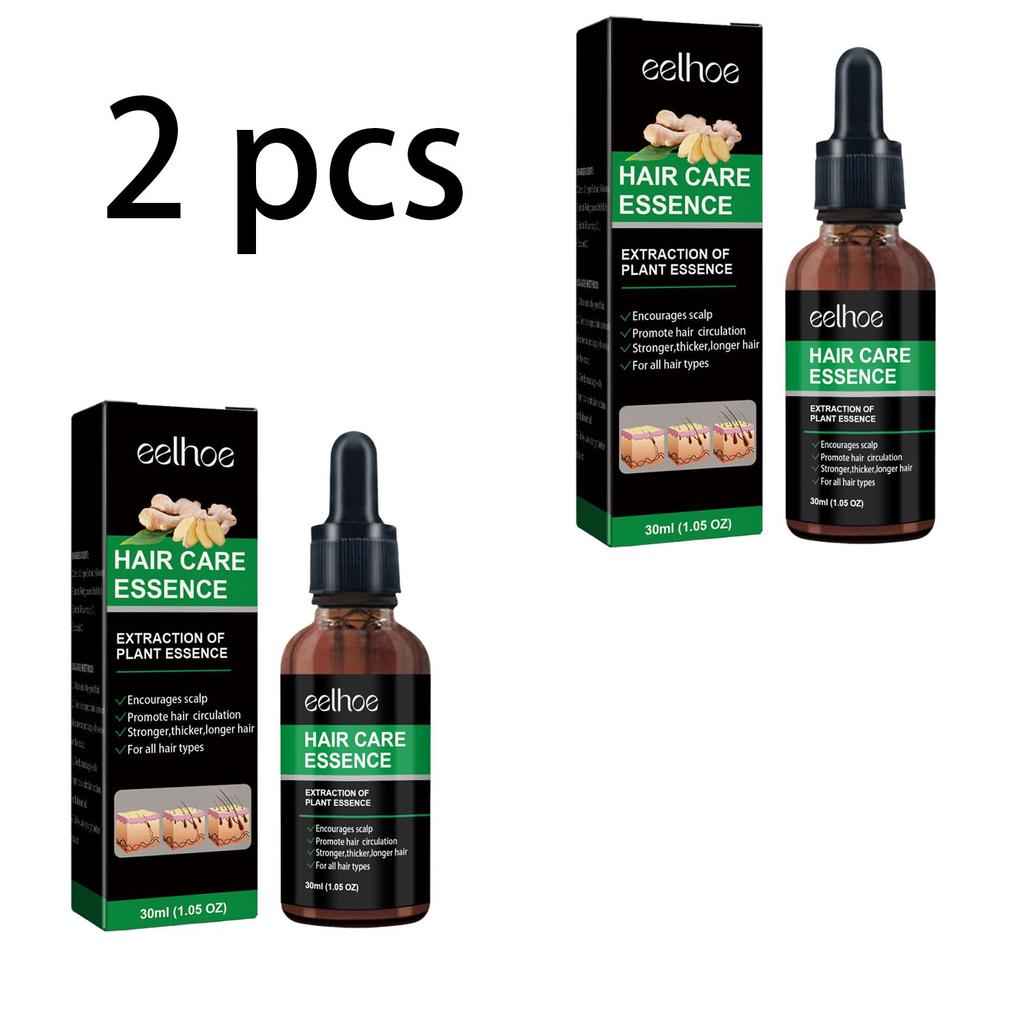 EELHOE Ginger Hair Growth Serum (30ml) - Anti-Hair Loss, Healthy Beauty, Hair Care Oil, Hair Thickening Growth Essence