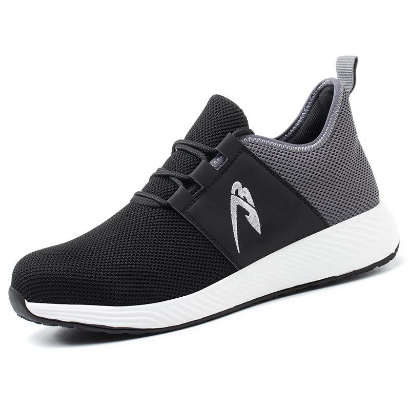 

Дышащая защитная обувь унисекс. Повседневная спортивная обувь. Небьющаяся и износостойкая защитная обувь. 40 серый