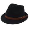 Wool Top Hat British Felt Hat Gentleman'S Small Brim Simple Classic Jazz Hat Panama Hat