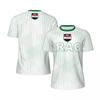 Maglietta Sportiva Uomo IRAQ Bandiera Stampa 3D Asciugatura Rapida Traspirante Maglia da Calcio Estiva all'Aperto Maglia Fan Squadra Manica Corta Ampia Top