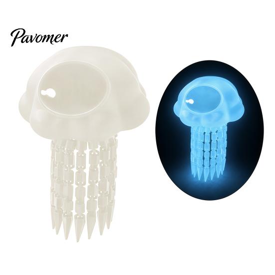 Stress Relief Cave for Aquatic Pets Aquarium Floating Jellyfish Hide, 3D Printed Fish Tank Hidden Shelter Small Hideout, Decorative Pleco Shrimp Betta