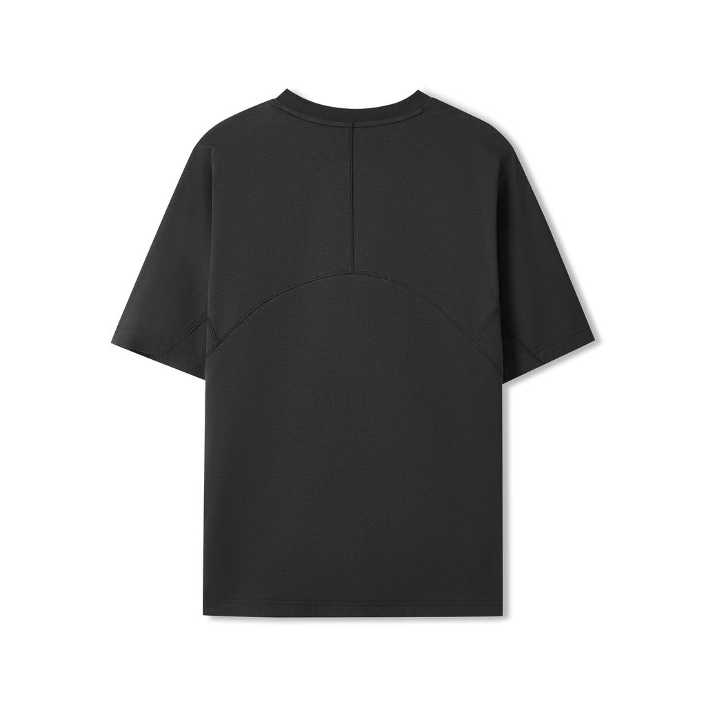 Skechers Comfortable Sports Casual Loose Short Sleeve T-Shirt Unisex Tops Carbon-Black L225U048-0018
