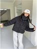 Women’s Short Hooded Windproof Thicken Warm Winter Jacket With Drawstring