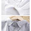 Spring and Summer Long Sleeve Shirt Men Daily Casual Shirt Lapel Collar Pocket Oxford 100 Cotton Shirt Versatile Men Tops