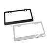 Black Silver Bracket W/ Screws Universal American License Plate Frame Auto AccessoryFiber Number Plate TAG Cover For Front Rear