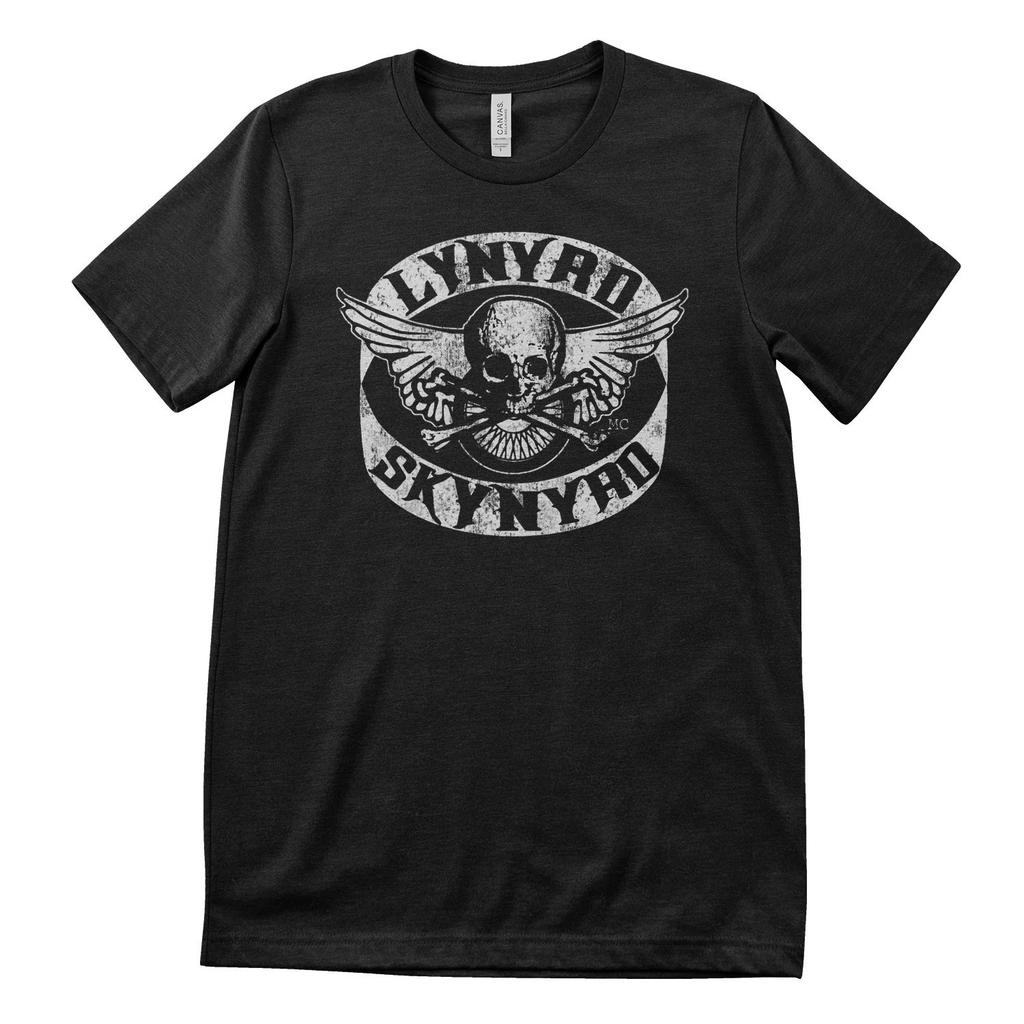 Maglietta Da Uomo Con Toppa Biker Lynyrd Skynyrd Ufficialmente Licenziata