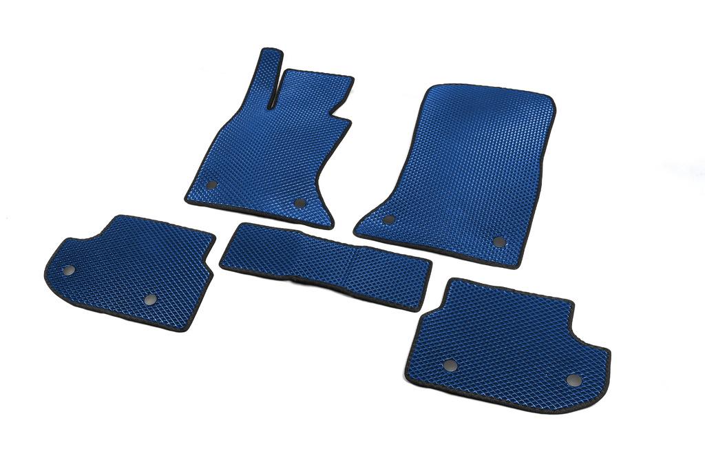 Rugs 2013-2016 (EVA Blue) for BMW 5 Series F-10/11/07