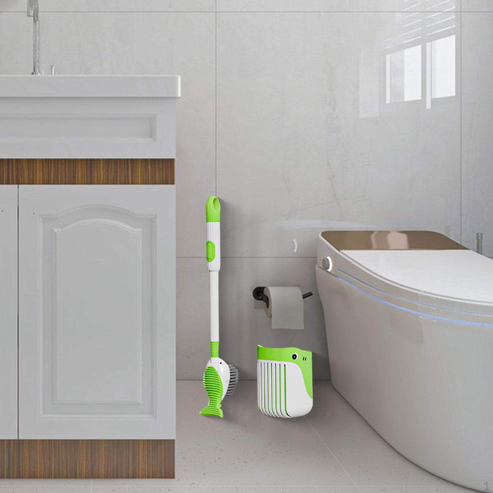 

Toilet Brush And Holder Set Bathroom Cleaning Tool With Quick-Drying Drainage PP Material