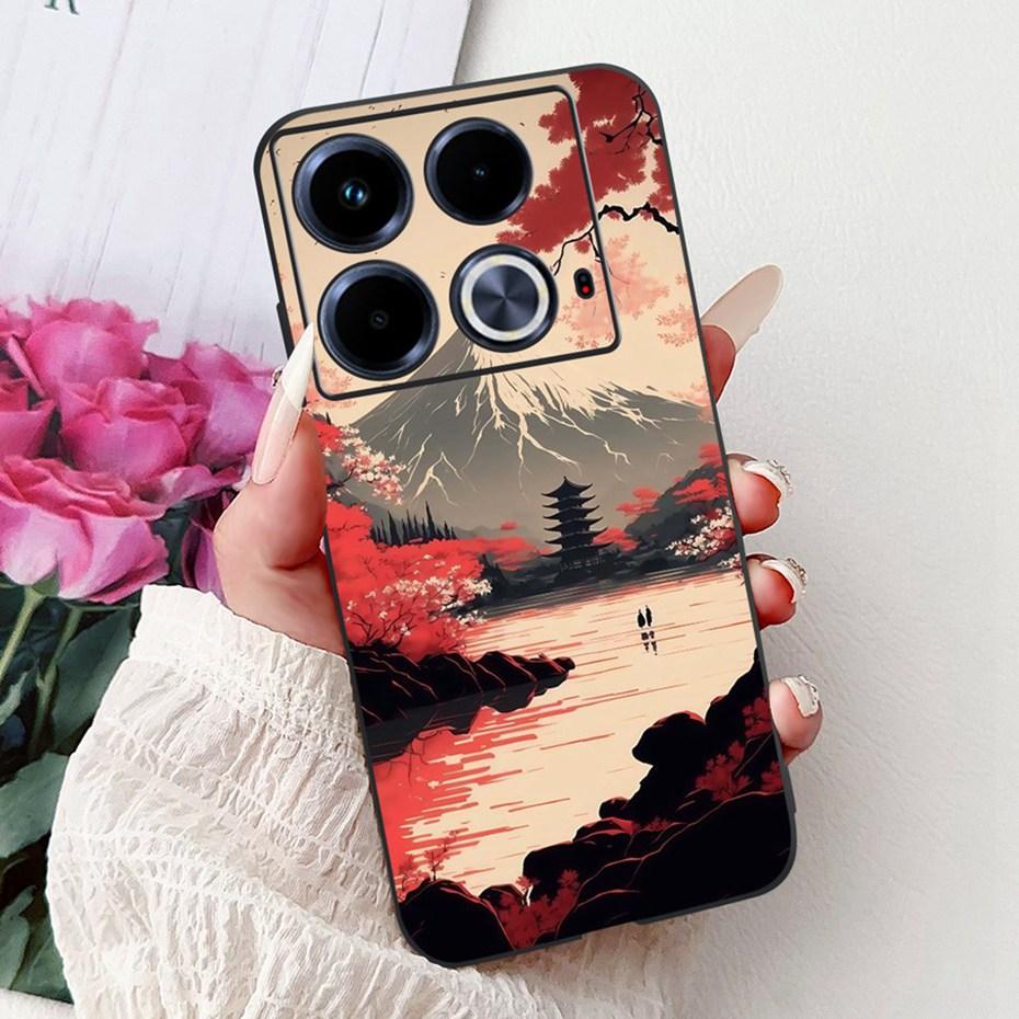 Fashion Painting Case For Infinix Note 40 40Pro Pro+ Soft Silicone TPU Phone Cases For Infinix Note40 40 Pro Plus Covers Bumpers
