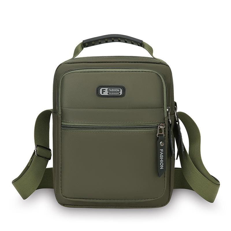 Men's Shoulder Bag Business Leisure Large Capacity Portable Handbag Multi Layer Waterproof Male's Crossbody Bags