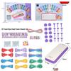 DIY Children's Bracelet Weaving Set: Colorful Craft Toy for Girls