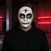 Bequeme Maske für Halloween-Party Gruselige Erwachsene, Horror Realistisches Cosplay Langlebiges Kostümzubehör, Gruseliges Ganzgesichts-Maskenball-Kostüm,