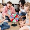 12 Slots Prize Wheel Table Prize Wheel Spinner Heavy Duty Base With Dry Erase Marker For Trade Shows Carnivals And Home