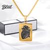 Lightweight Couple Necklaces 2Pcs Heart Charm Necklace Love Keepsake Fine