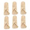 6Pc 7.1" Washable Cotton Napkin Liner Menstrual Pad Resuable
