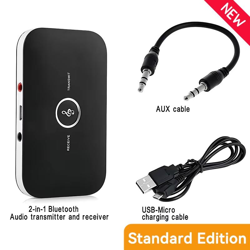 

Upgraded Bluetooth 5.3 Audio Transmitter Receiver RCA 3.5mm AUX Jack USB Dongle Music Wireless Adapter For Car PC TV Headphones