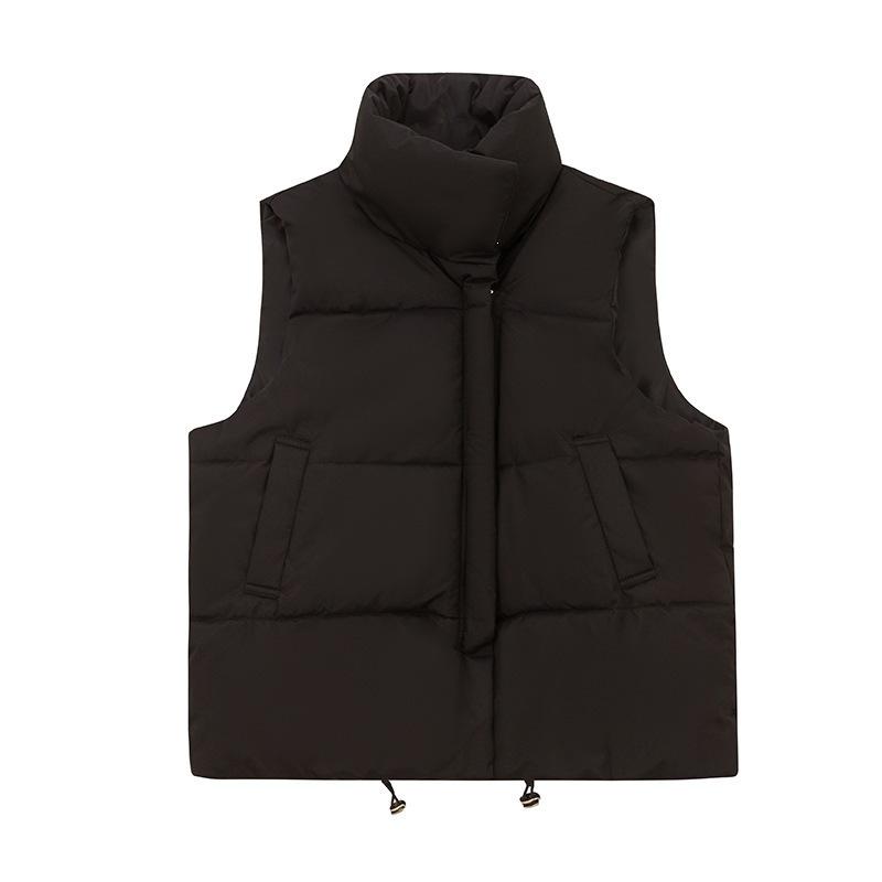 Winter new down cotton clothes vest women's Korean version loose thermal vest thickened cotton vest cotton vest batch