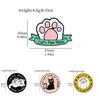 Claw Cat Adorable Style Alloy Pin Badge With Cute Design Animal