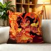 BBurning Spice Cookie Fiery Beast Cookie Run Kingdom  Pillow Case Square DoubleSided Sofa Cushion Cover Bedroom Bedside Pillow