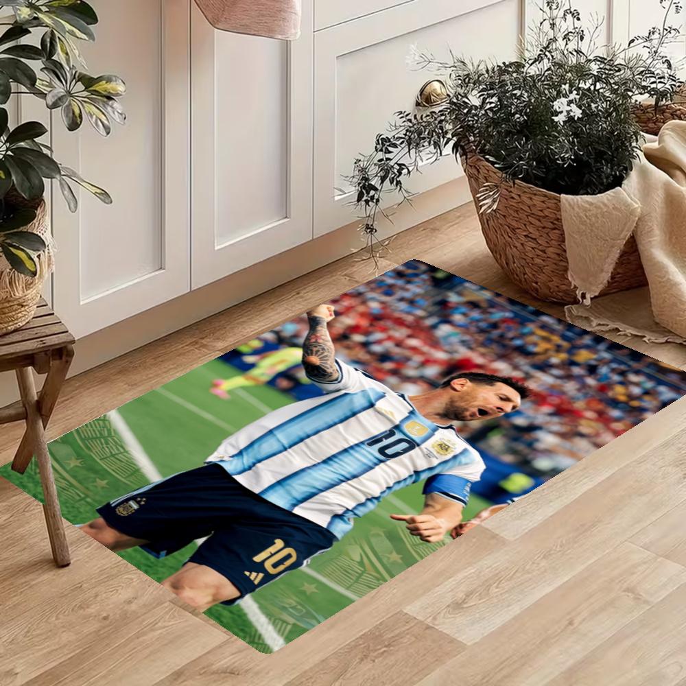Messi Nonslip Kitchen Mat Floor Carpet Rug For Indoors Outdoors Home Decor Room Supplies Spring Decor