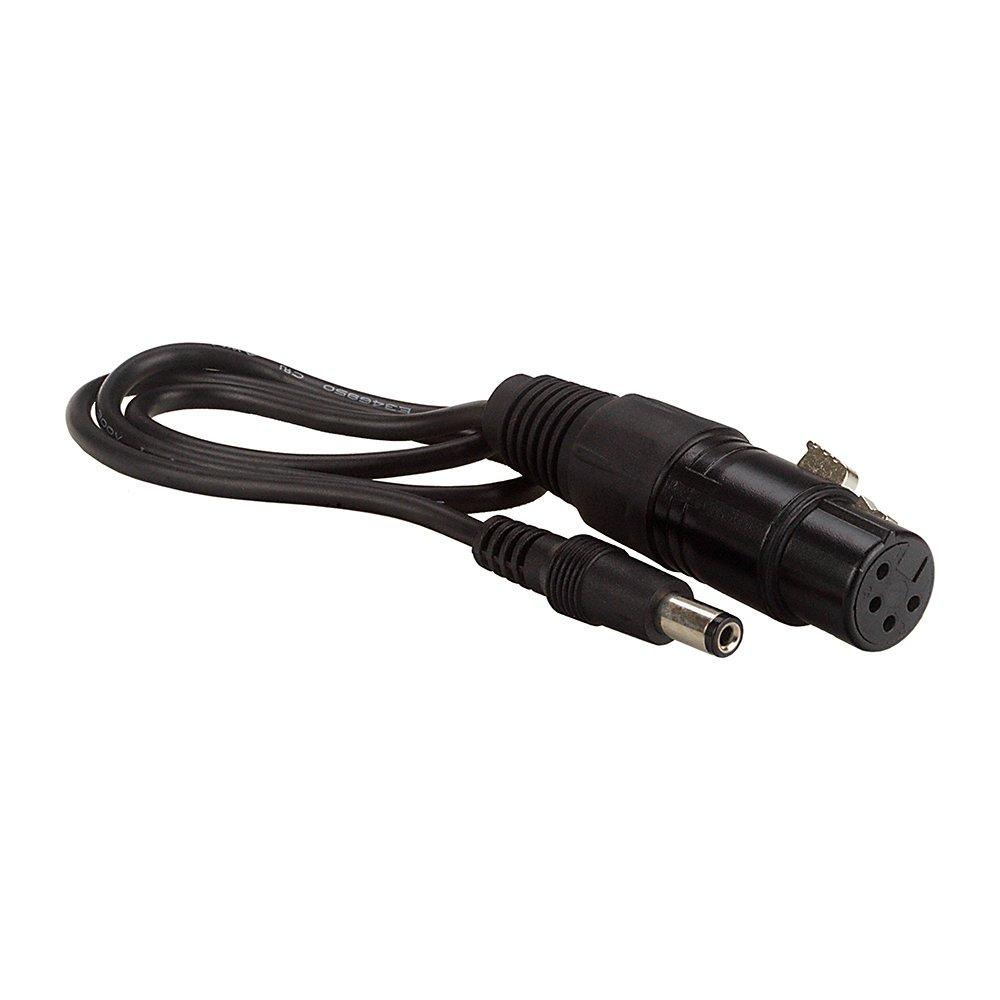 Fotodiox Power Adapter Cable - 4 Pin XLR Female To 2.1mm Barrel DC (17")