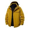 Men Women Waterproof Windproof Hooded 3-in-1 Outdoor Jacket With Removable Fleece Liner Hiking Camping Travel