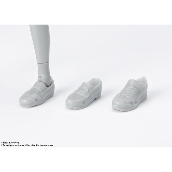 TAMASHII NATIONS S.H.Figuarts Body-kun -School Life- Edition DX Set (Gray Color Ver.) 135mm PVC & ABS Action Figure, Multicolor, 1 Count