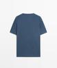 Masimodutti Linen Blend Short Sleeve T-Shirt