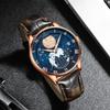 Waterproof luminous men's watch ultra-thin calendar quartz watch