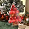 17PCS/20PCS Pink Red Gold Christmas Tree Balls Plastic Xmas Baubles Xmas Ornament Ball  Storefront
