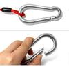 1.8m x 5mm Trailer Safety Cable, Trailer Brake Cable, Coiled Cable, for Emergency Towing of Camper Trailer