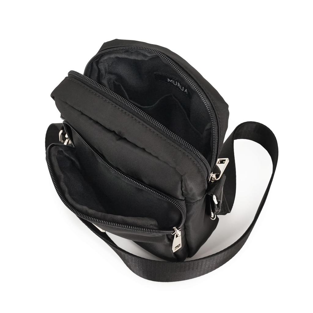Murua CASUAL Mini Shoulder Bag Black Free MR-B1381