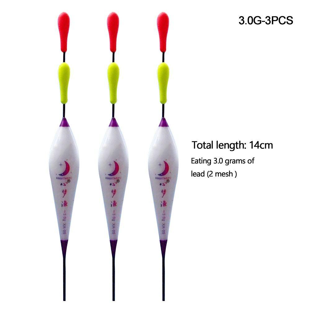 3Pcs/Set Fishing Floats Highly Sensitive Nano Float Ultra-Short Rock Fishing Float Freshwater Floaters Bobbers Fishing Tackle