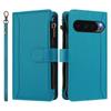 Crossbody Card Solt Zipper Wallet Book Case For Google Pixel 9 Pro XL 9A 8 8Pro 8A 7A 7 Book Pocket Bag Long Lanyard Stand Cover