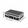 Locking Hard Case Lockable Security Shell Carrying Reinforced Corners Combination Lock Box