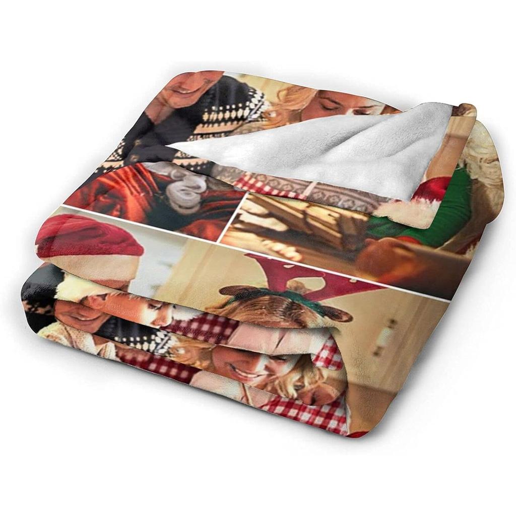 Blanket With Po Text Blanket Adult Children'S Birthday Christmas Halloween Flannel Blanket